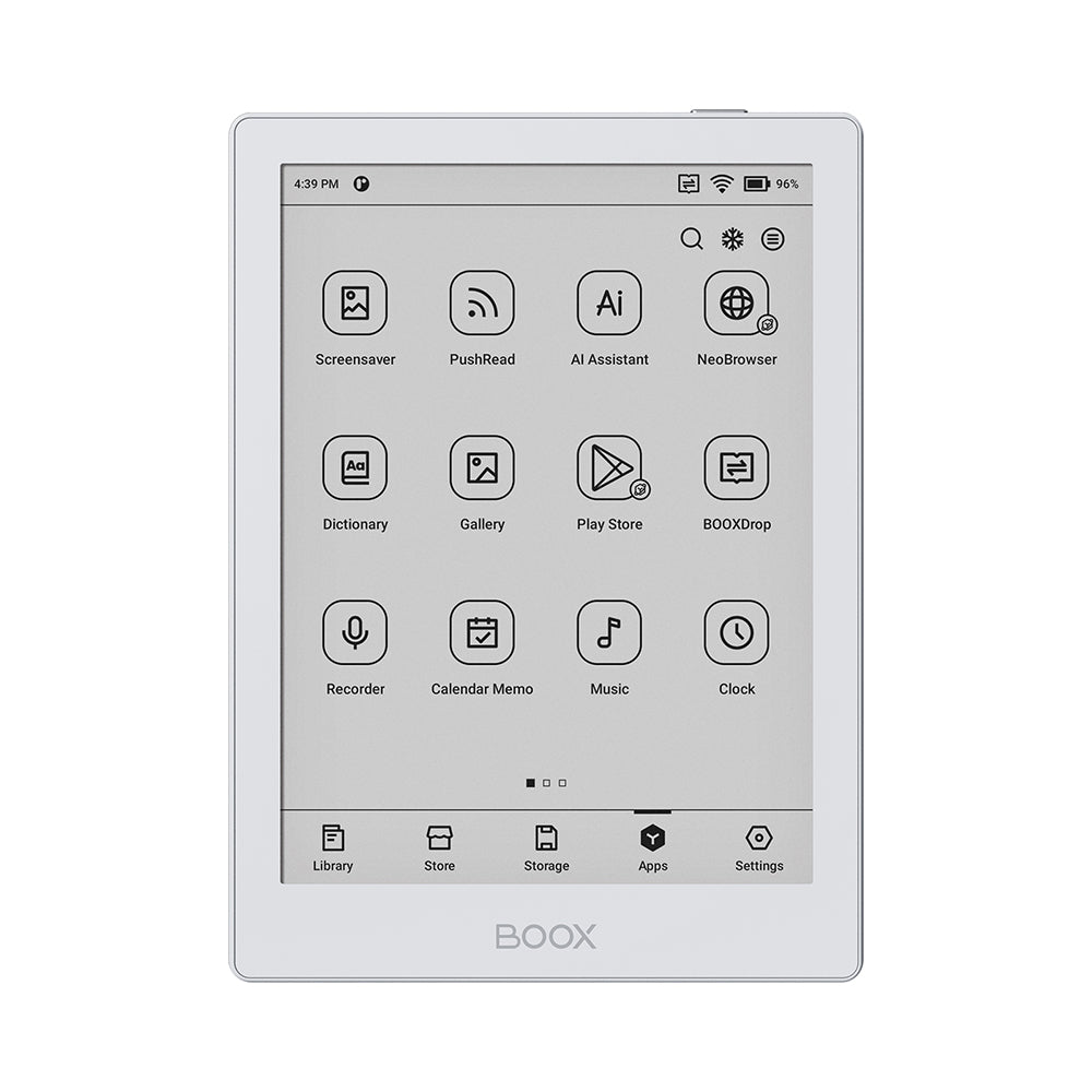 BOOX 6" Go 6 (白色版) (亞太區限定) 黑白電子書墨水屏平板閱讀器