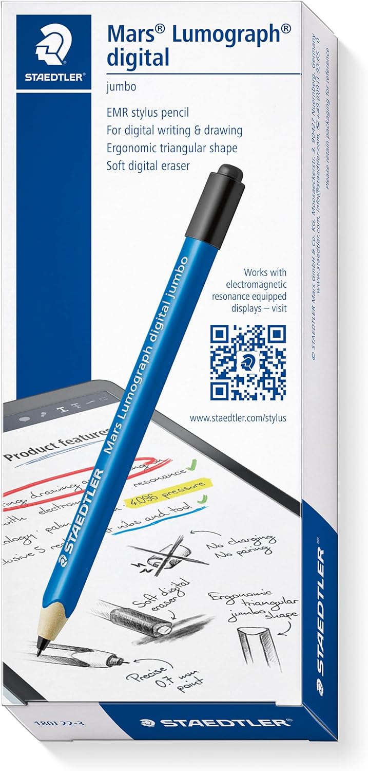 STAEDTLER Jumbo EMR 觸控筆 連 5支替換筆芯